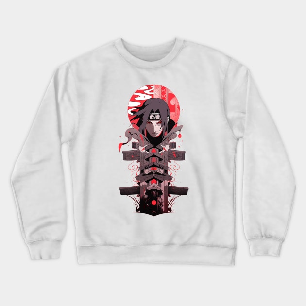 itachi Crewneck Sweatshirt by pokermoment